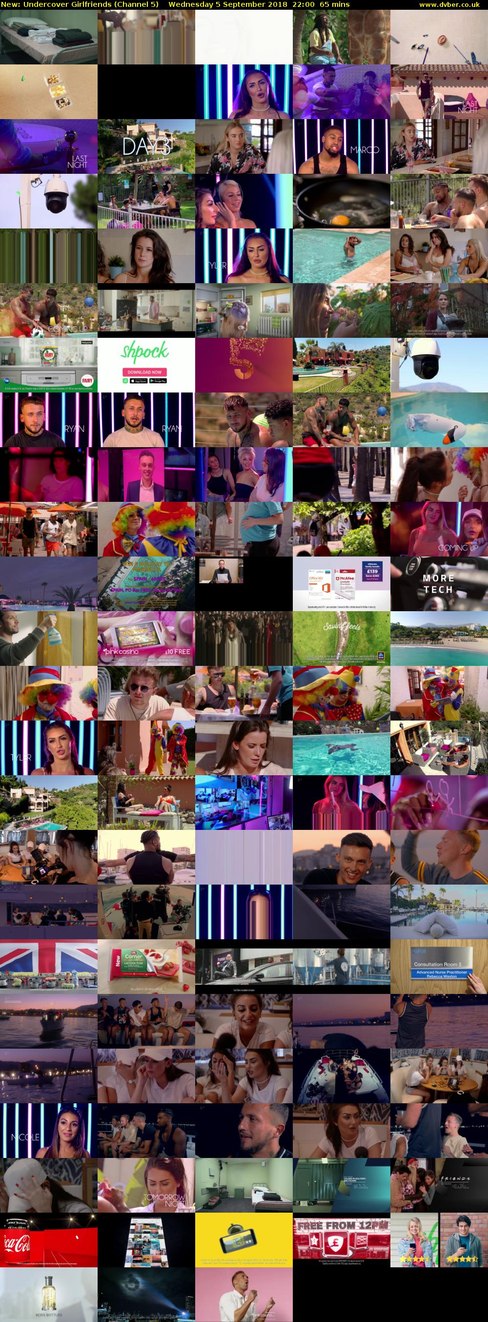 Undercover Girlfriends (Channel 5) Wednesday 5 September 2018 22:00 - 23:05
