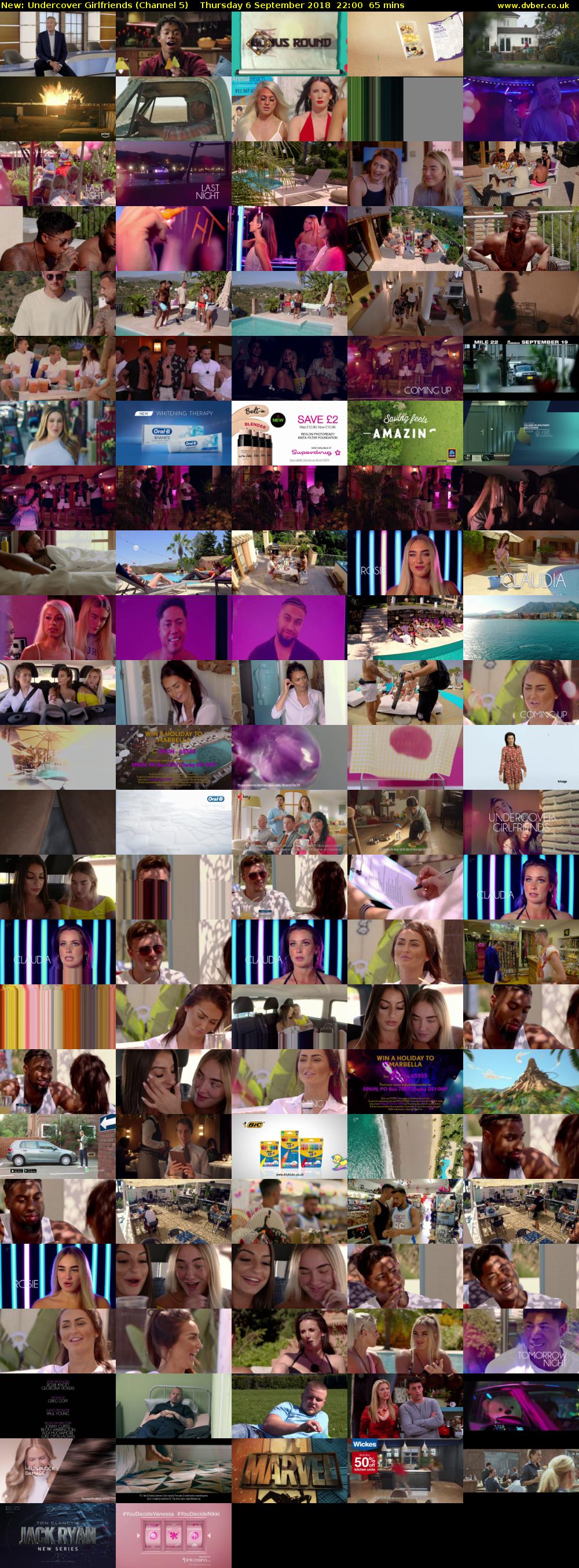 Undercover Girlfriends (Channel 5) Thursday 6 September 2018 22:00 - 23:05