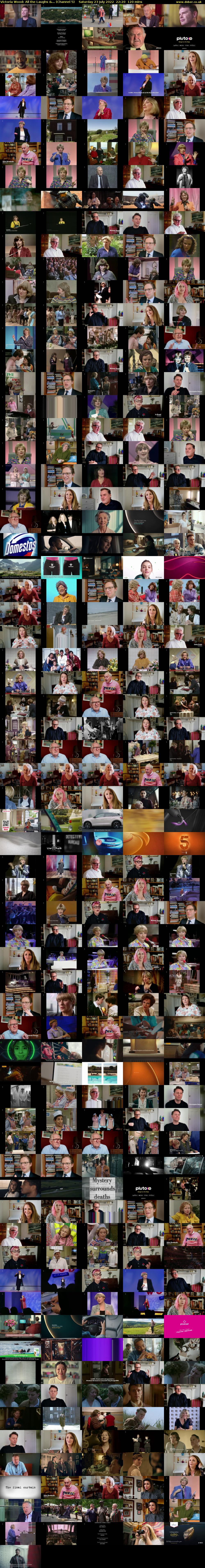 Victoria Wood: All the Laughs &... (Channel 5) Saturday 23 July 2022 22:20 - 00:20