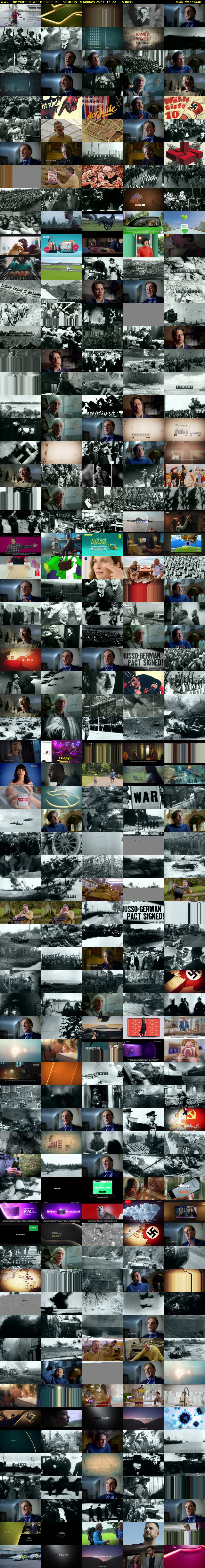 WW2: The World at War (Channel 5) Saturday 16 January 2021 16:00 - 17:55