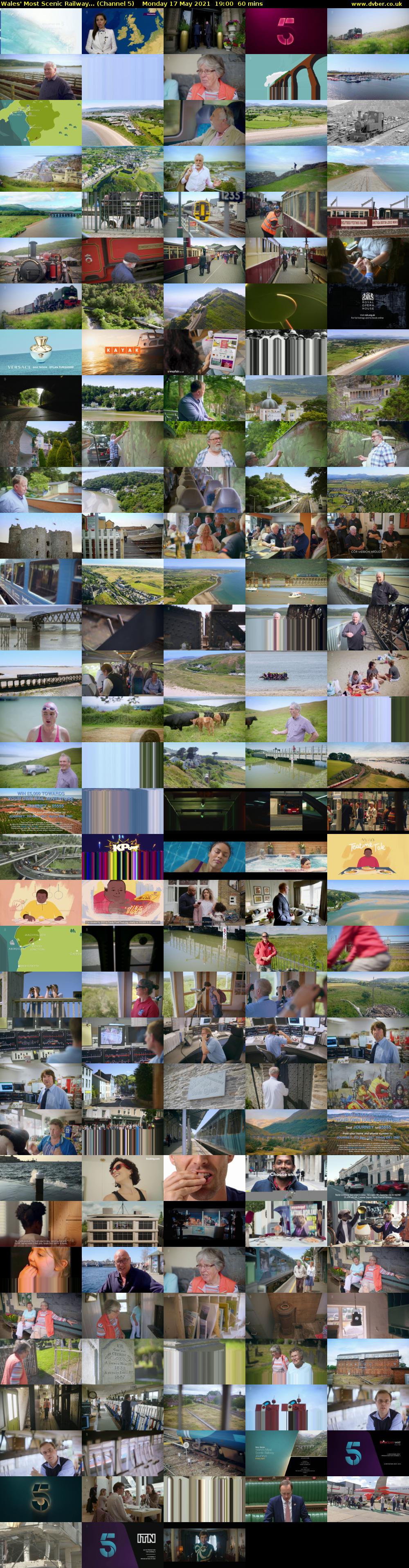 Wales' Most Scenic Railway... (Channel 5) Monday 17 May 2021 19:00 - 20:00