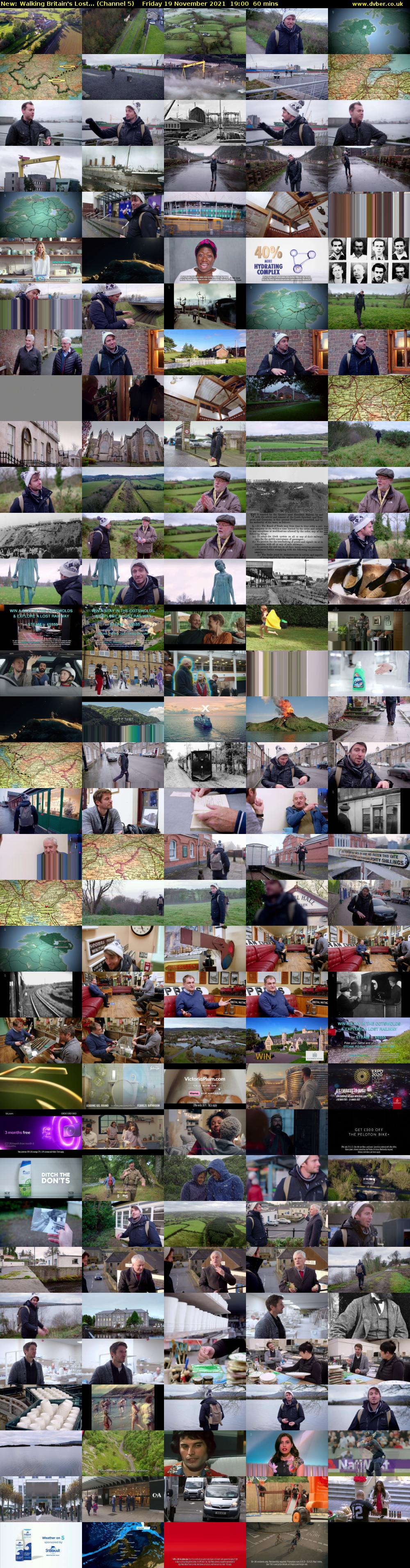 Walking Britain's Lost... (Channel 5) Friday 19 November 2021 19:00 - 20:00