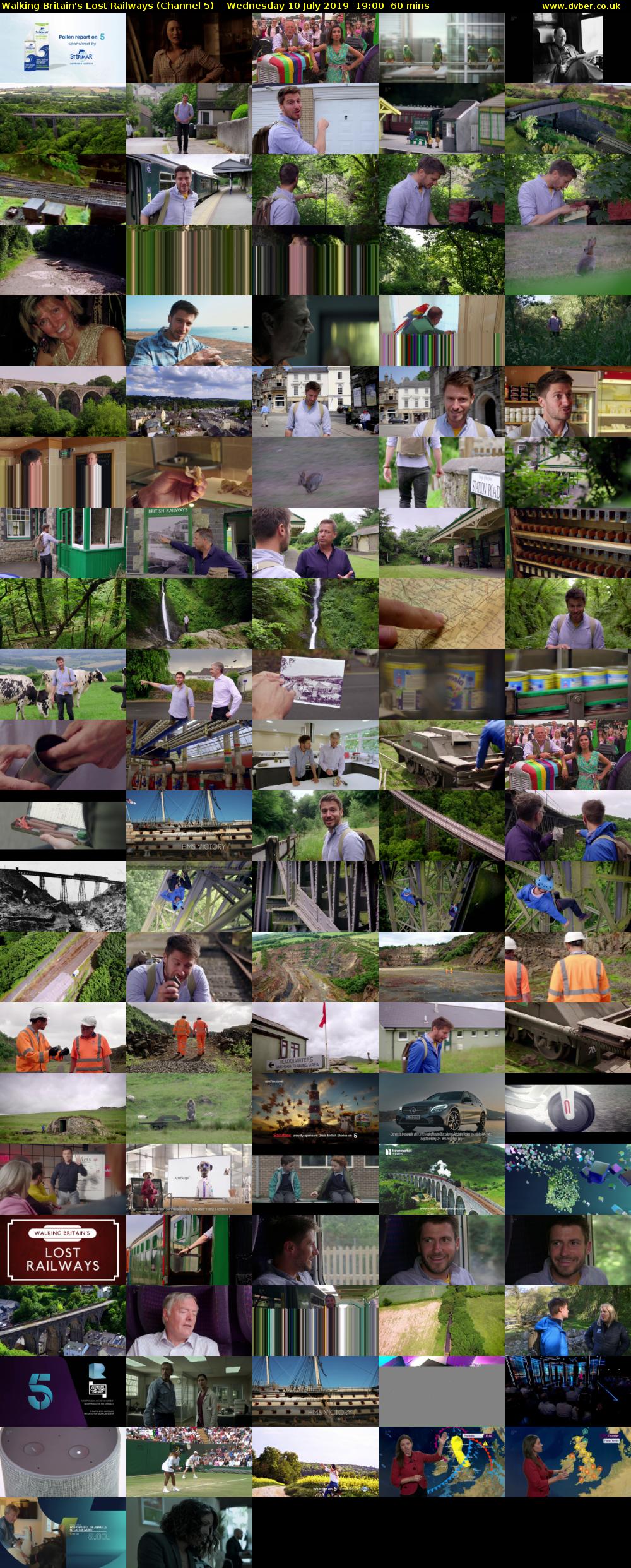 Walking Britain's Lost Railways (Channel 5) Wednesday 10 July 2019 19:00 - 20:00