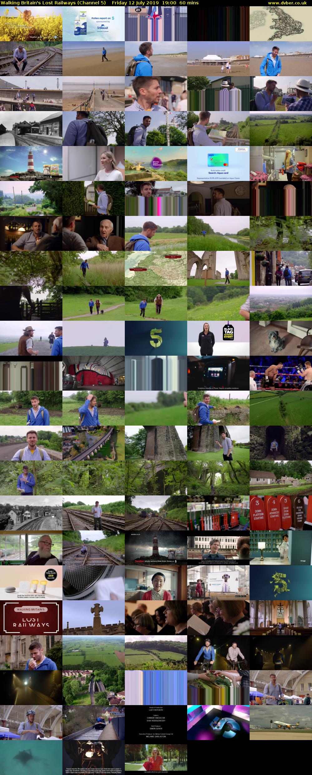 Walking Britain's Lost Railways (Channel 5) Friday 12 July 2019 19:00 - 20:00
