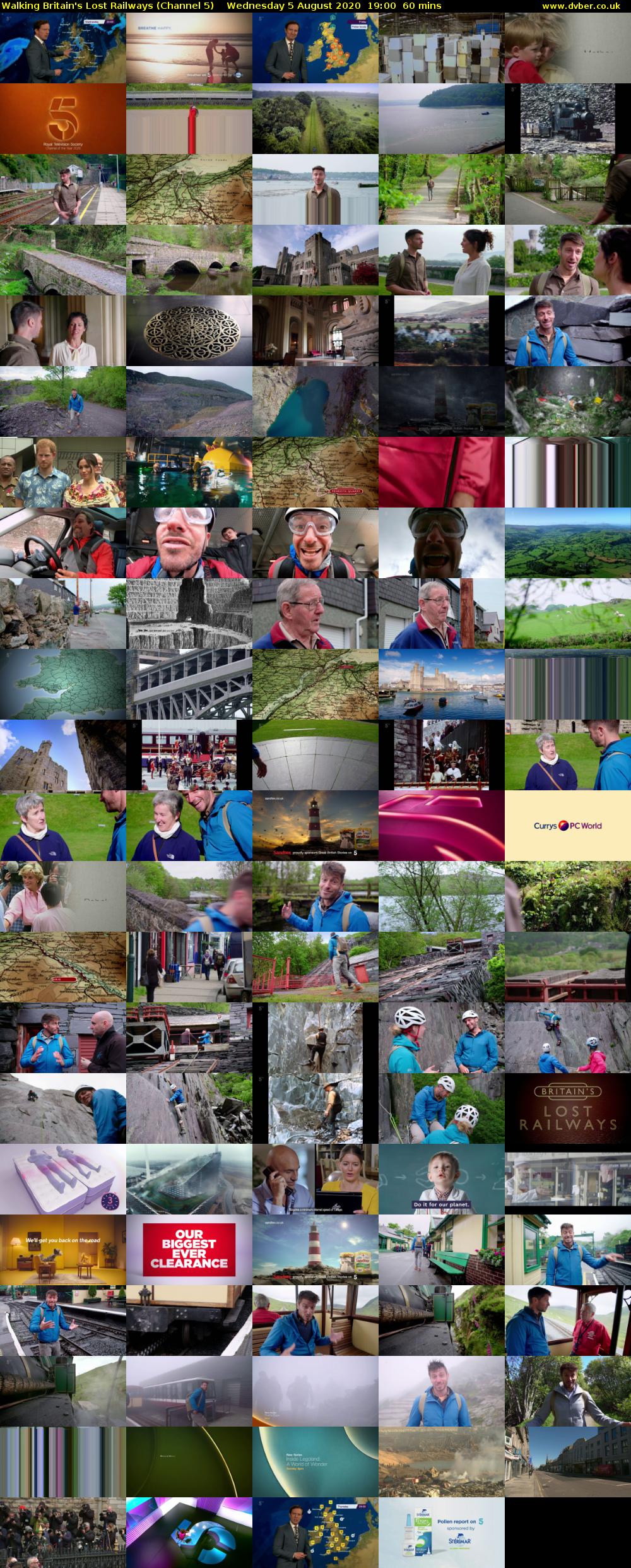 Walking Britain's Lost Railways (Channel 5) Wednesday 5 August 2020 19:00 - 20:00