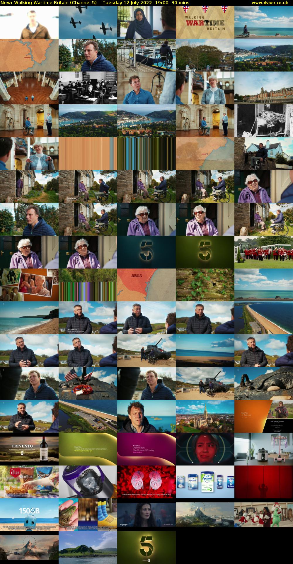 Walking Wartime Britain (Channel 5) Tuesday 12 July 2022 19:00 - 19:30