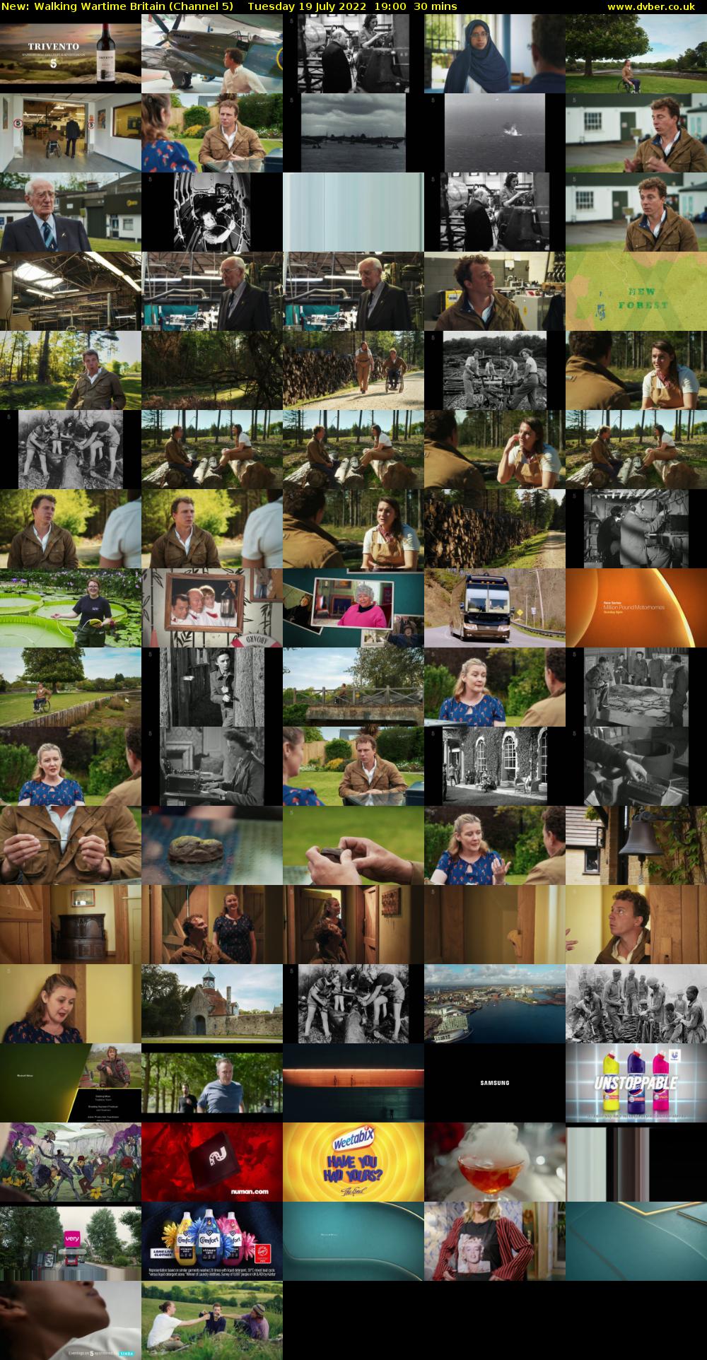 Walking Wartime Britain (Channel 5) Tuesday 19 July 2022 19:00 - 19:30