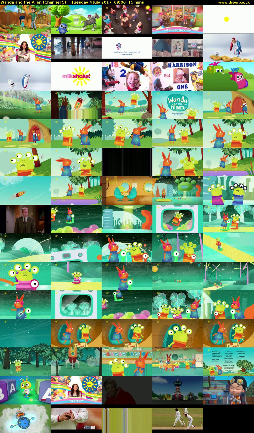 Wanda and the Alien (Channel 5) Tuesday 4 July 2017 09:00 - 09:15