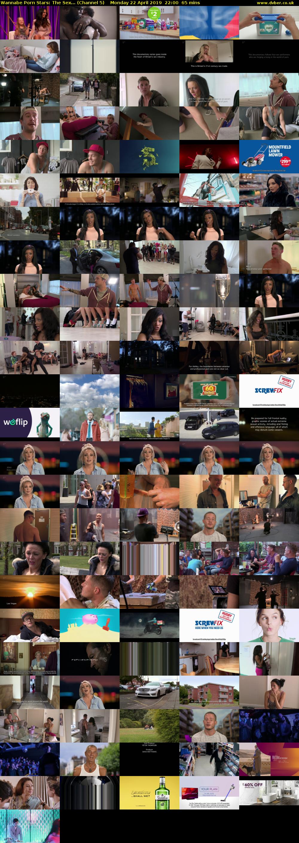 Wannabe Porn Stars: The Sex... (Channel 5) Monday 22 April 2019 22:00 - 23:05