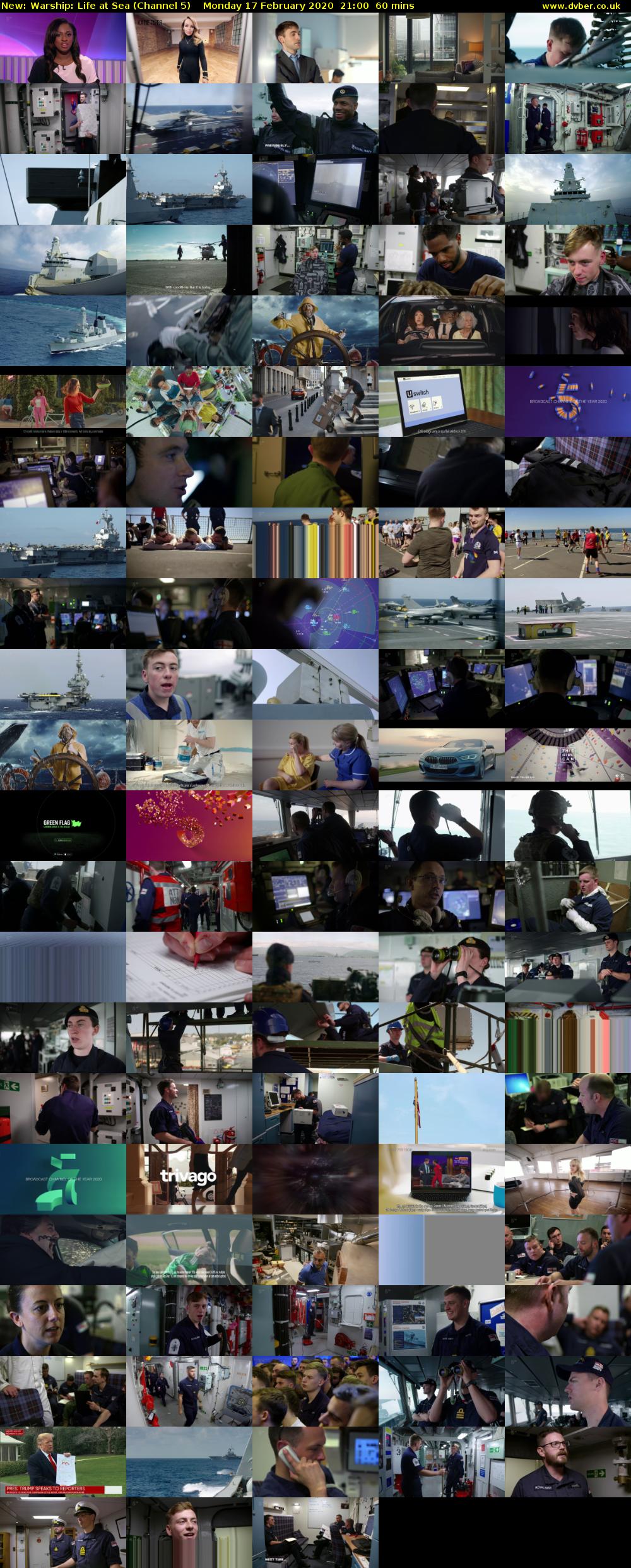 Warship: Life at Sea (Channel 5) Monday 17 February 2020 21:00 - 22:00