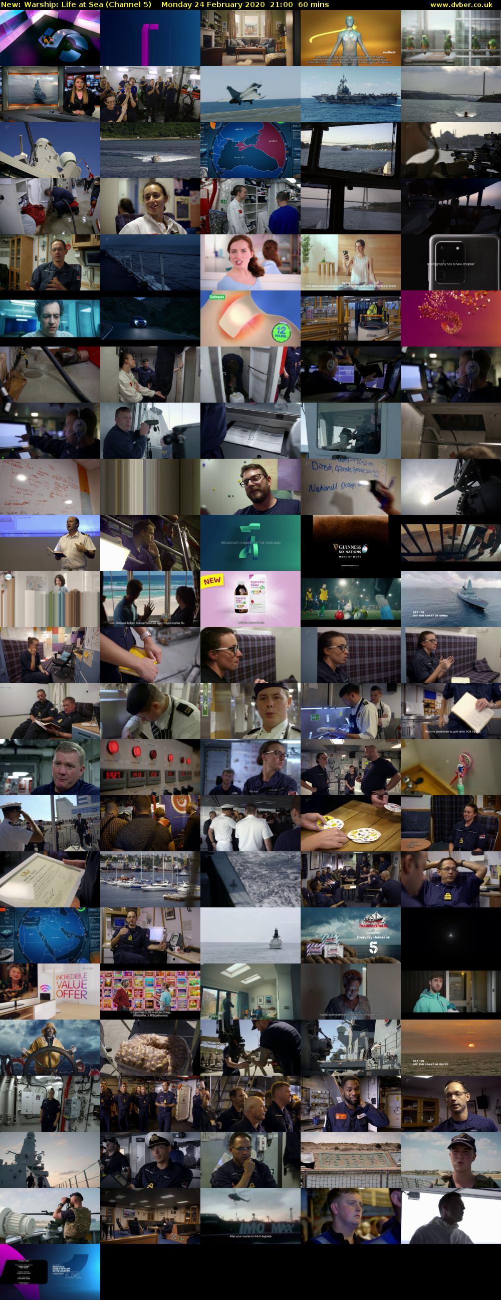 Warship: Life at Sea (Channel 5) Monday 24 February 2020 21:00 - 22:00
