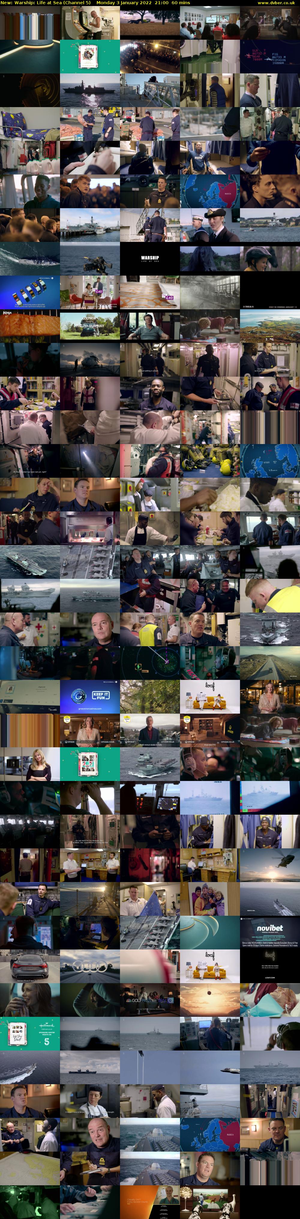 Warship: Life at Sea (Channel 5) Monday 3 January 2022 21:00 - 22:00