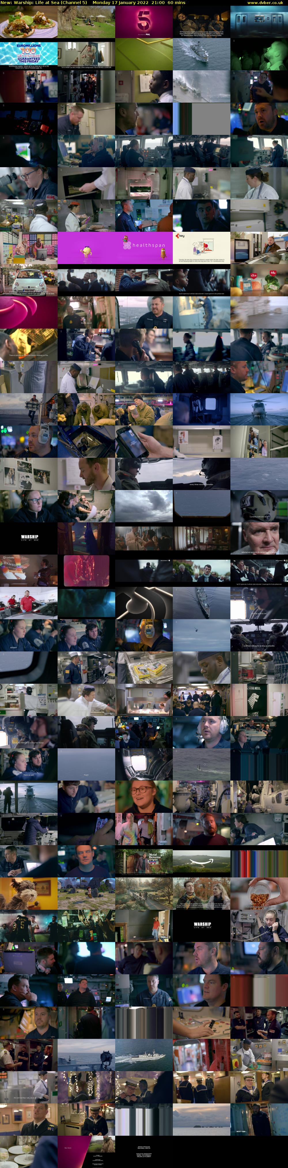 Warship: Life at Sea (Channel 5) Monday 17 January 2022 21:00 - 22:00