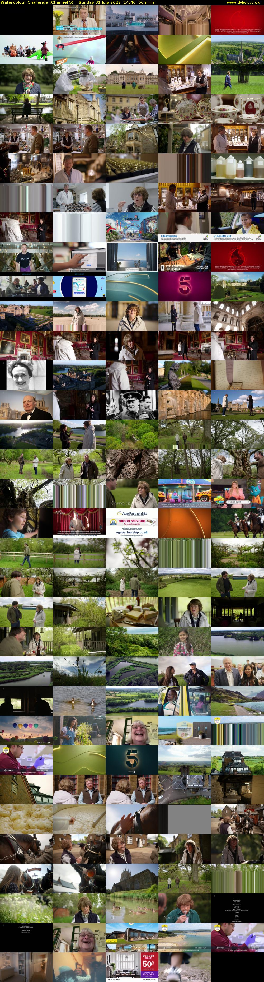 Watercolour Challenge (Channel 5) Sunday 31 July 2022 14:40 - 15:40