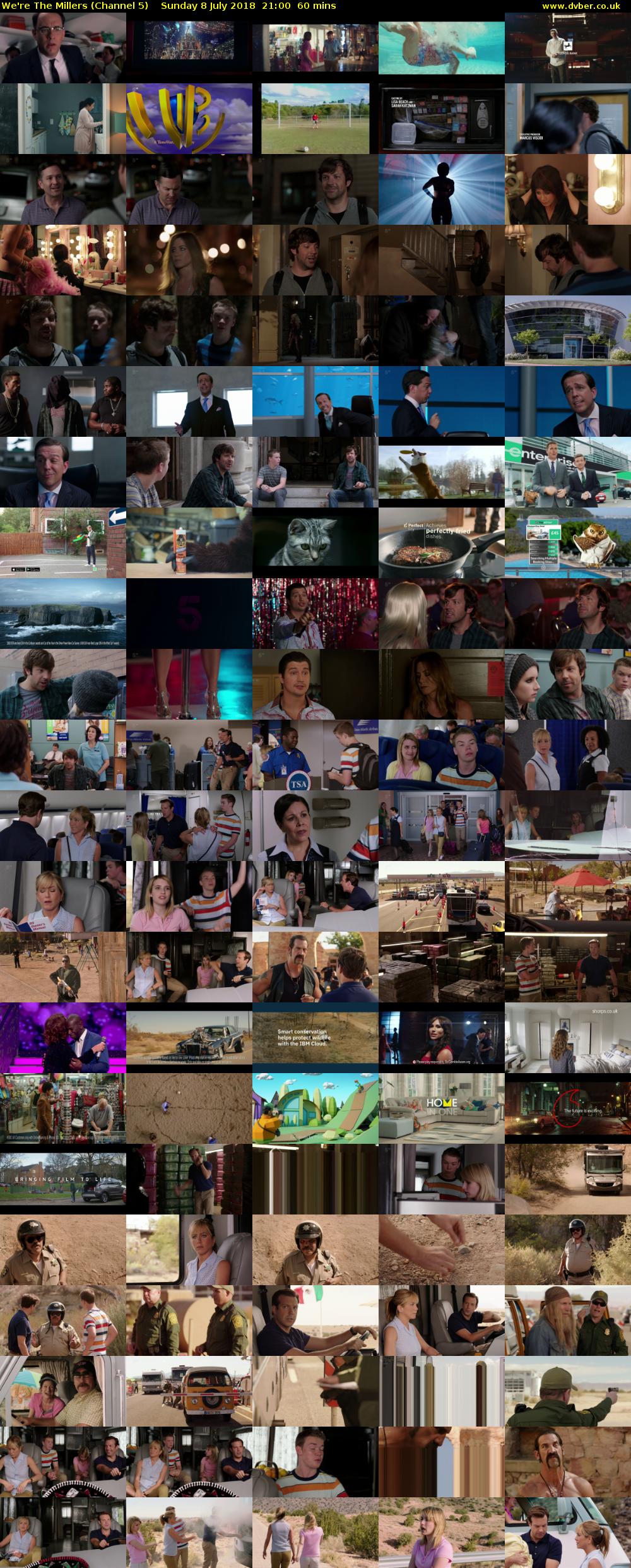We're The Millers (Channel 5) Sunday 8 July 2018 21:00 - 22:00