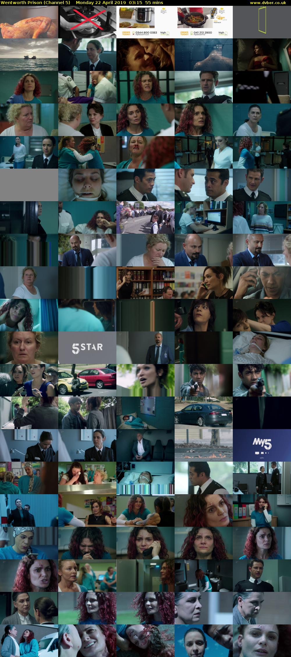 Wentworth Prison (Channel 5) Monday 22 April 2019 03:15 - 04:10