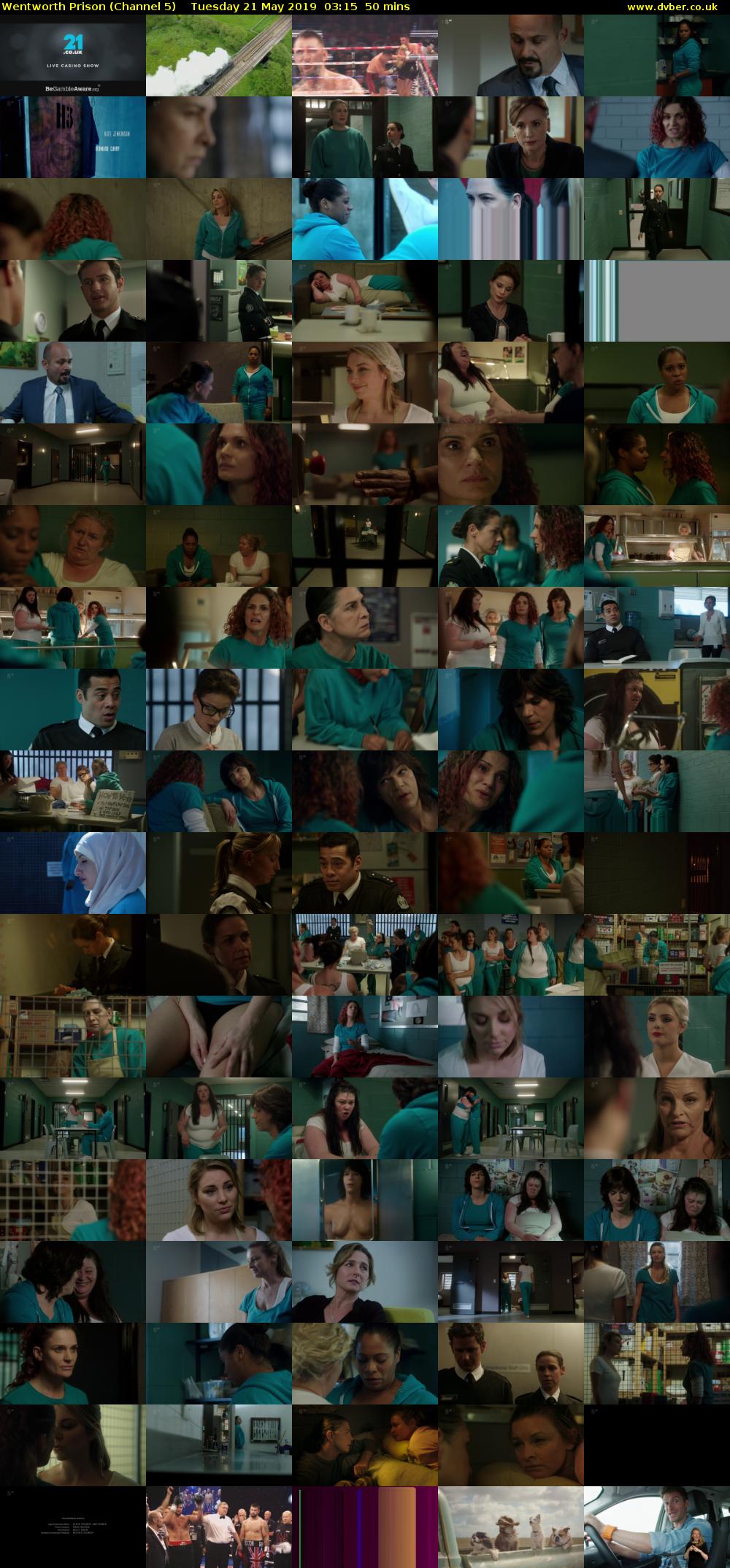 Wentworth Prison (Channel 5) Tuesday 21 May 2019 03:15 - 04:05