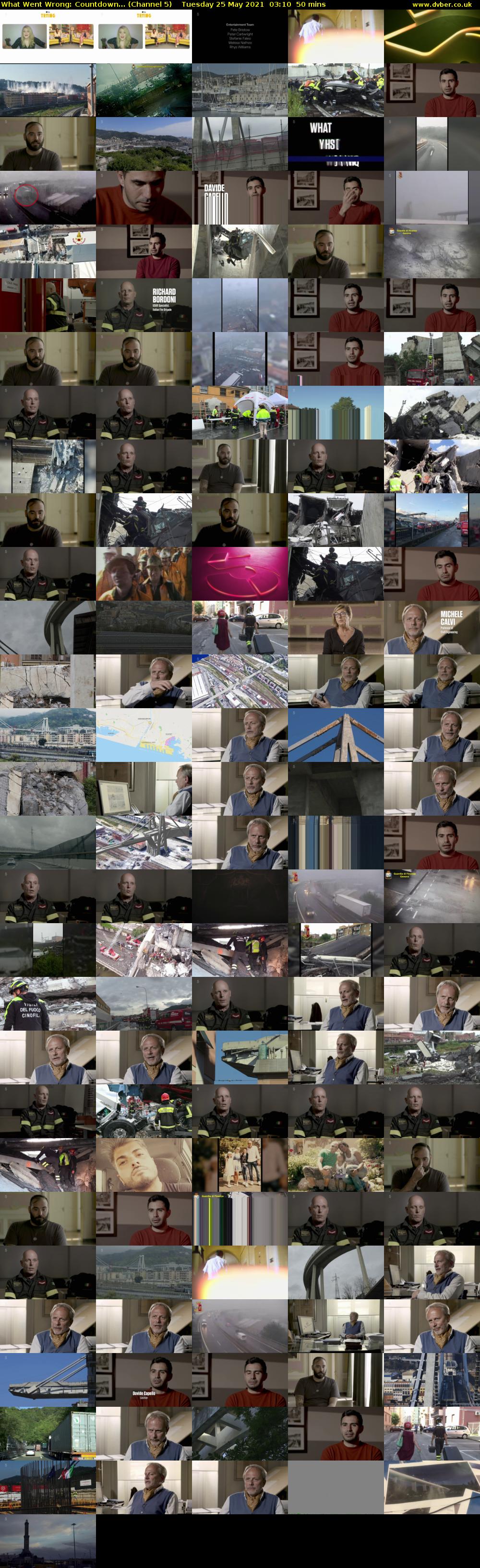 What Went Wrong: Countdown... (Channel 5) Tuesday 25 May 2021 03:10 - 04:00