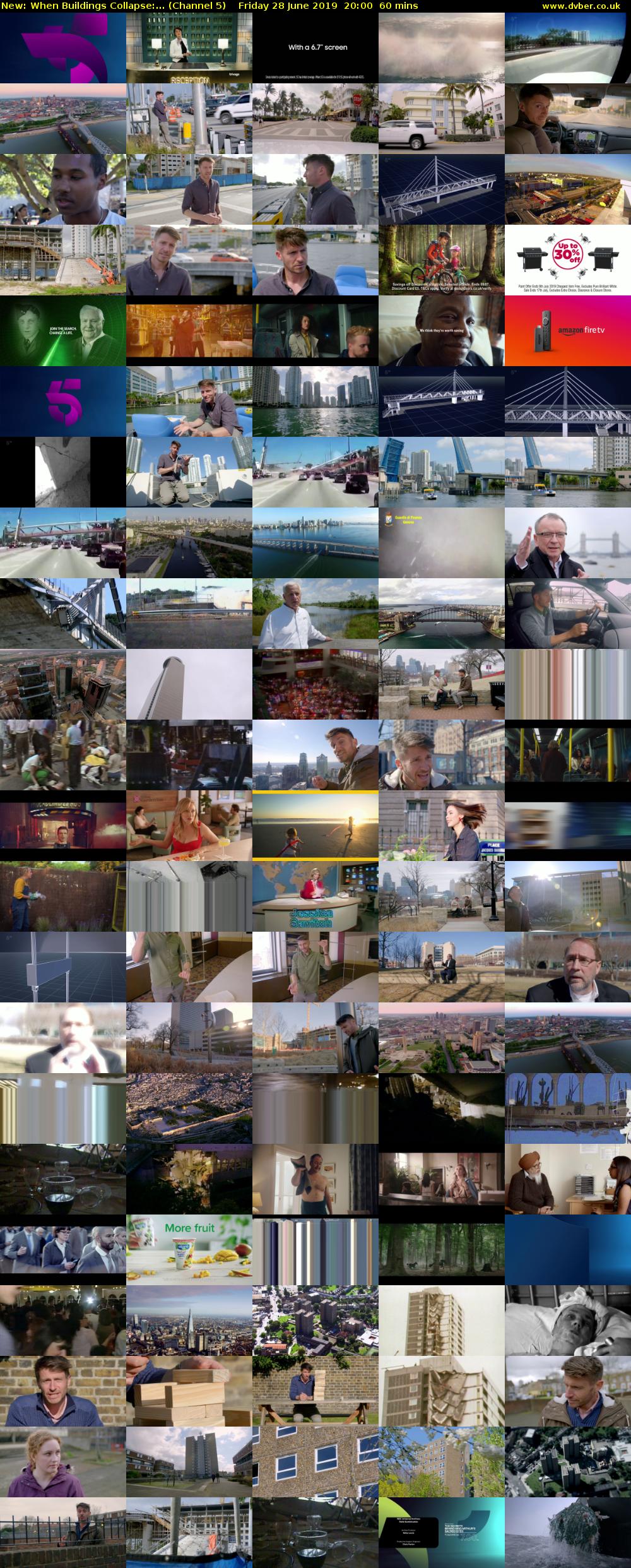 When Buildings Collapse:... (Channel 5) Friday 28 June 2019 20:00 - 21:00
