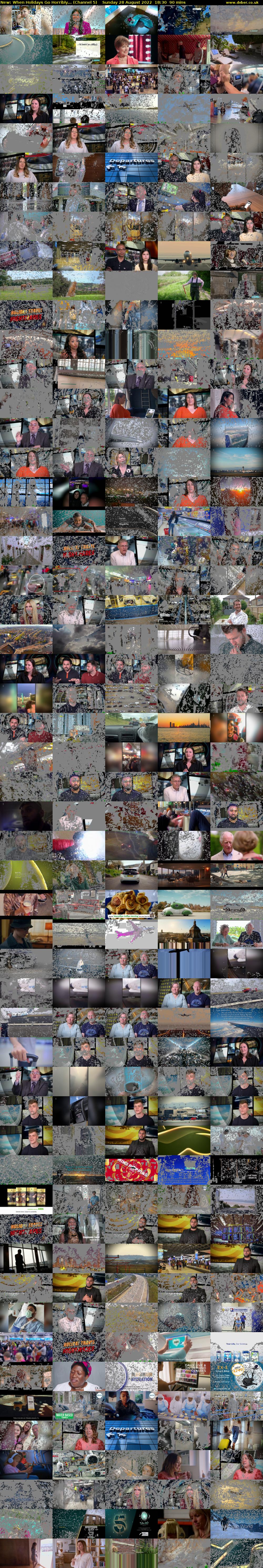 When Holidays Go Horribly... (Channel 5) Sunday 28 August 2022 18:30 - 20:00