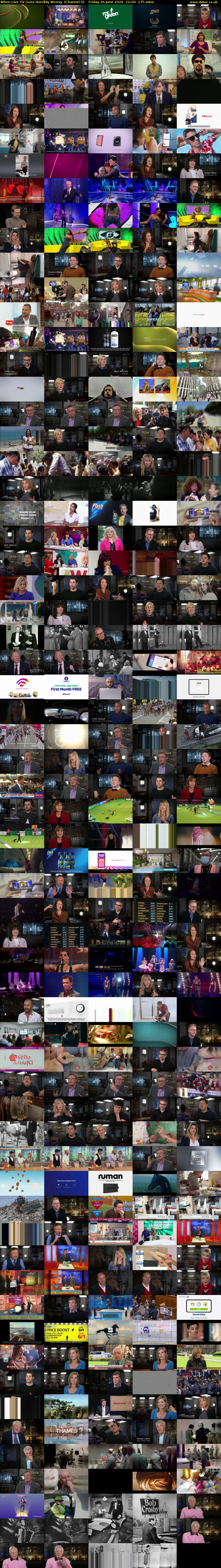 When Live TV Goes Horribly Wrong  (Channel 5) Friday 26 June 2020 22:00 - 00:55