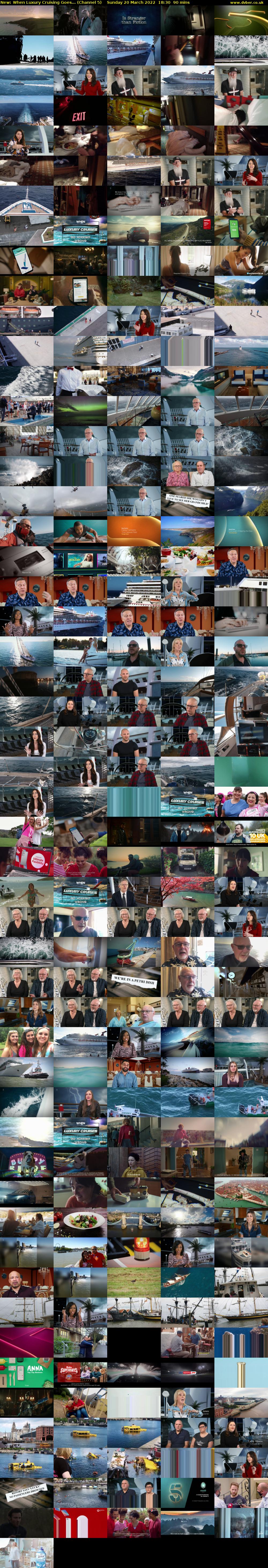When Luxury Cruising Goes... (Channel 5) Sunday 20 March 2022 18:30 - 20:00