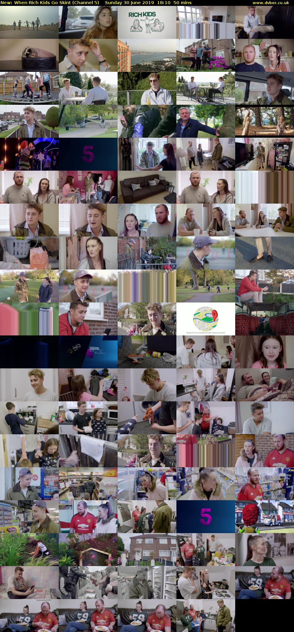 When Rich Kids Go Skint (Channel 5) Sunday 30 June 2019 18:10 - 19:00