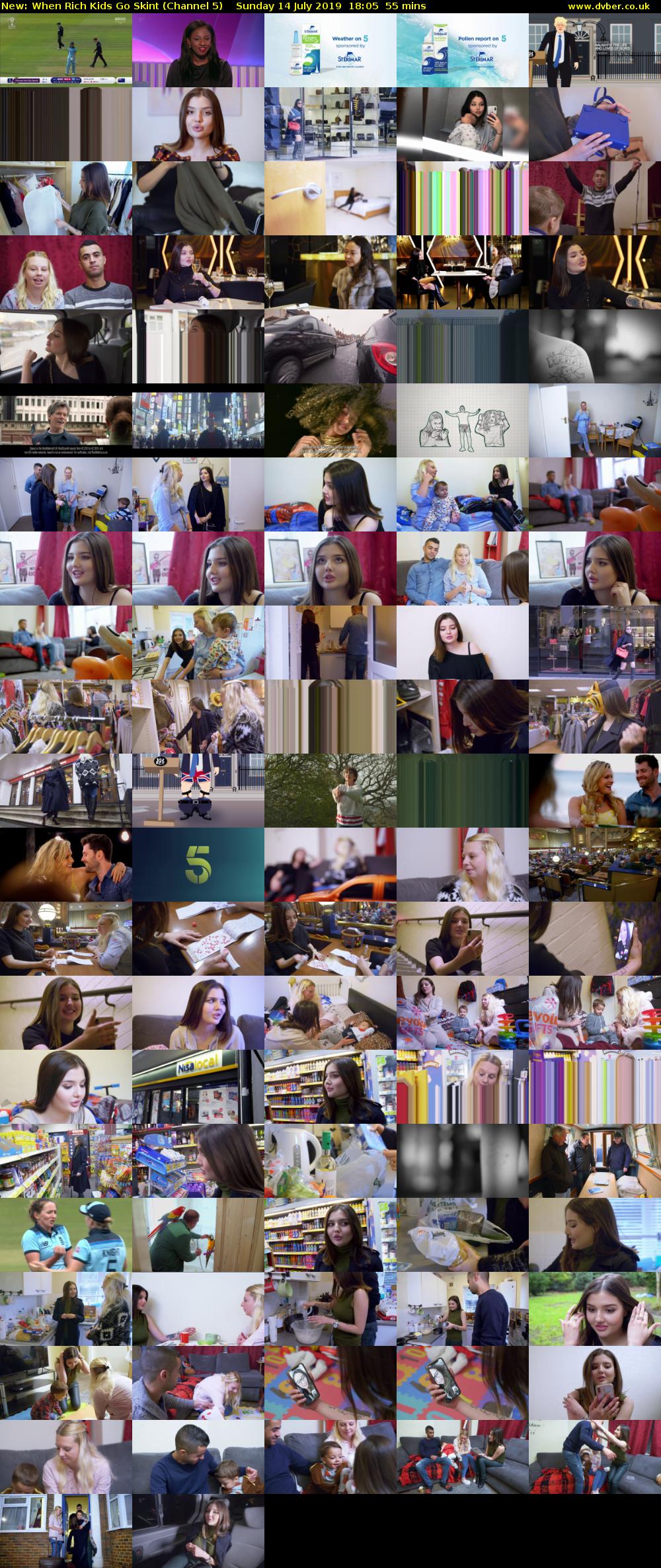 When Rich Kids Go Skint (Channel 5) Sunday 14 July 2019 18:05 - 19:00