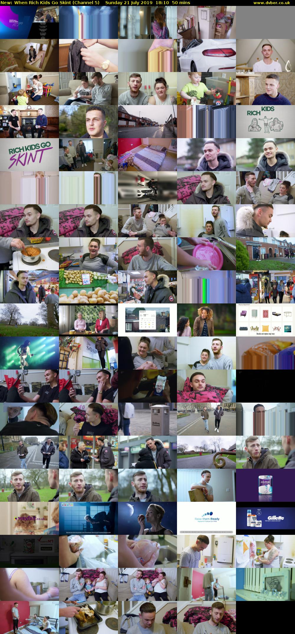 When Rich Kids Go Skint (Channel 5) Sunday 21 July 2019 18:10 - 19:00