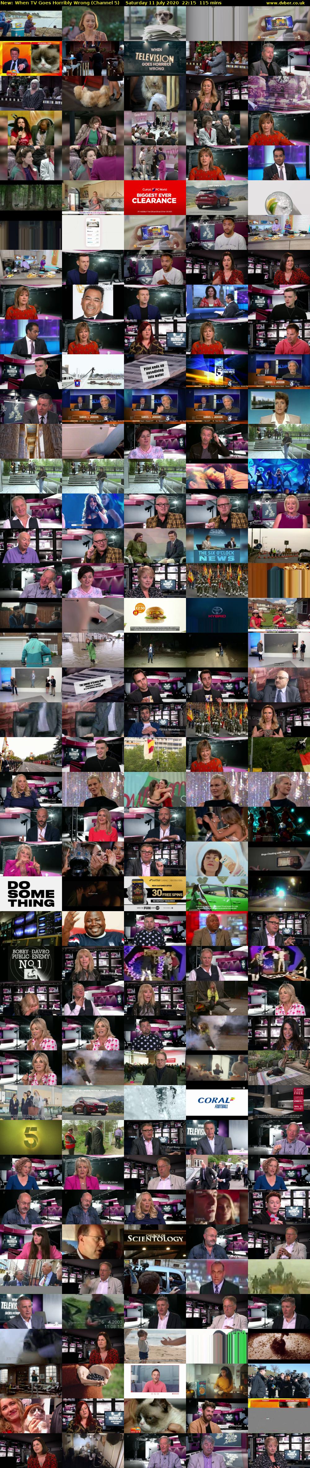 When TV Goes Horribly Wrong (Channel 5) Saturday 11 July 2020 22:15 - 00:10