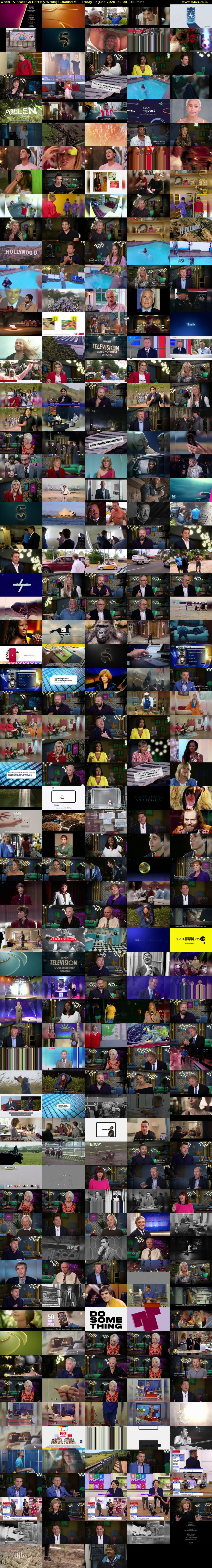When TV Stars Go Horribly Wrong (Channel 5) Friday 12 June 2020 22:00 - 01:00