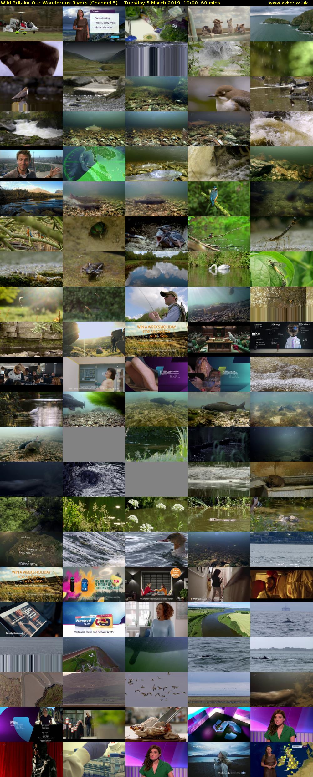 Wild Britain: Our Wonderous Rivers (Channel 5) Tuesday 5 March 2019 19:00 - 20:00