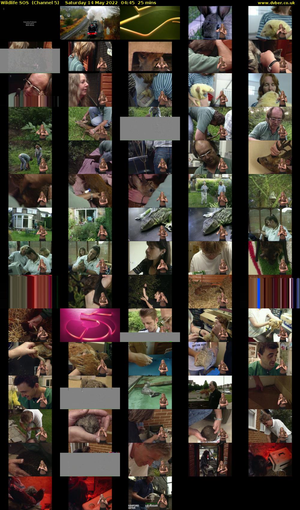 Wildlife SOS  (Channel 5) Saturday 14 May 2022 04:45 - 05:10