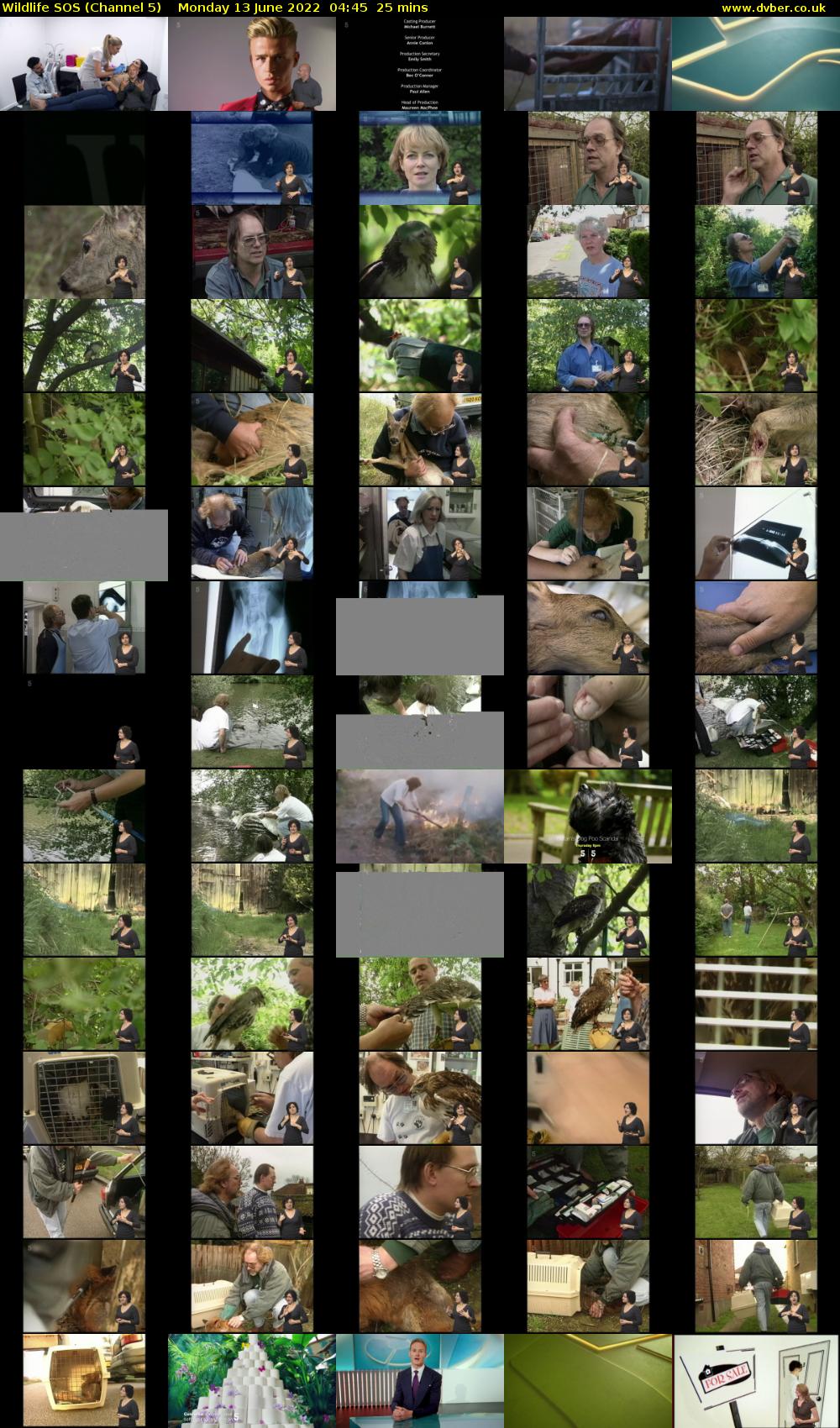 Wildlife SOS (Channel 5) Monday 13 June 2022 04:45 - 05:10