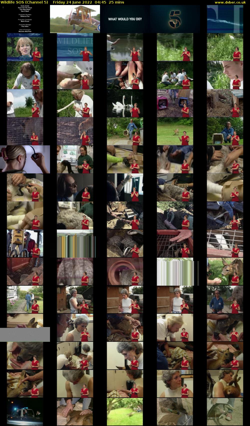 Wildlife SOS (Channel 5) Friday 24 June 2022 04:45 - 05:10