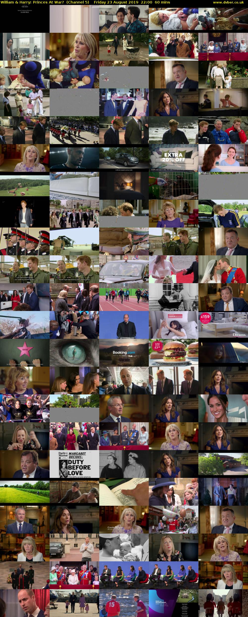 William & Harry: Princes At War?  (Channel 5) Friday 23 August 2019 22:00 - 23:00