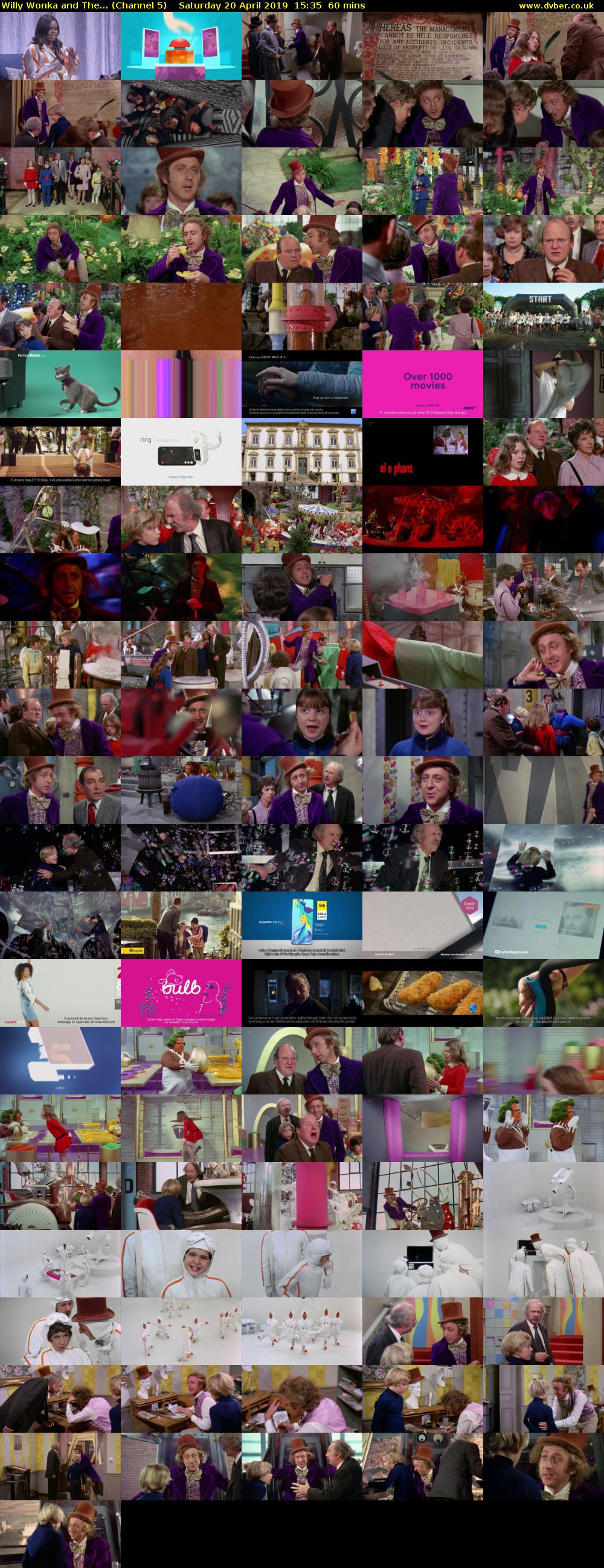 Willy Wonka and The... (Channel 5) Saturday 20 April 2019 15:35 - 16:35