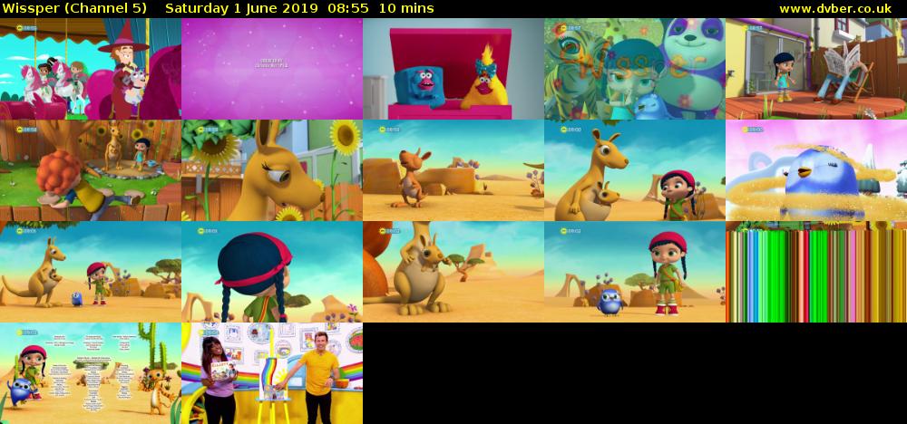 Wissper (Channel 5) Saturday 1 June 2019 08:55 - 09:05