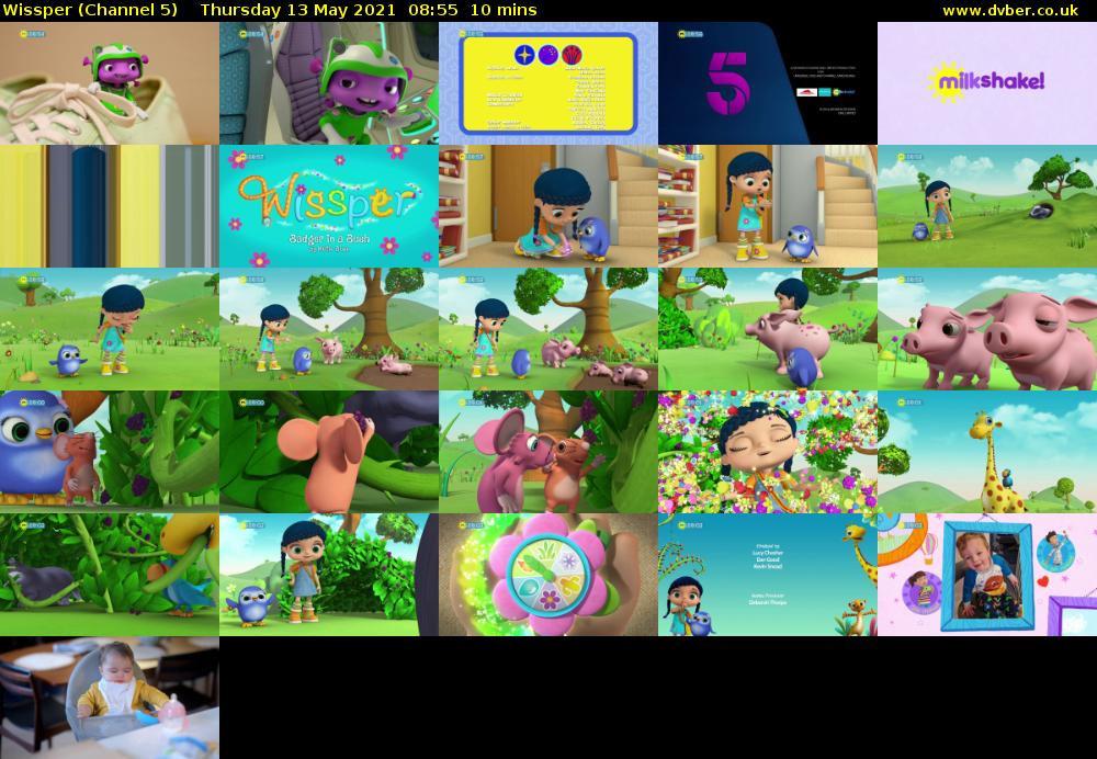 Wissper (Channel 5) Thursday 13 May 2021 08:55 - 09:05