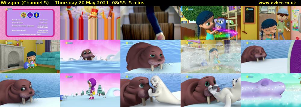 Wissper (Channel 5) Thursday 20 May 2021 08:55 - 09:00