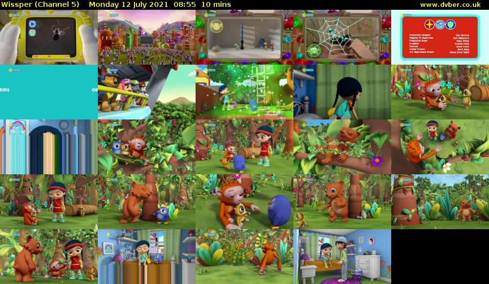 Wissper (Channel 5) Monday 12 July 2021 08:55 - 09:05