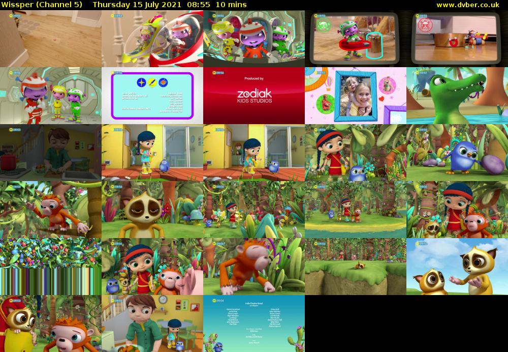 Wissper (Channel 5) Thursday 15 July 2021 08:55 - 09:05