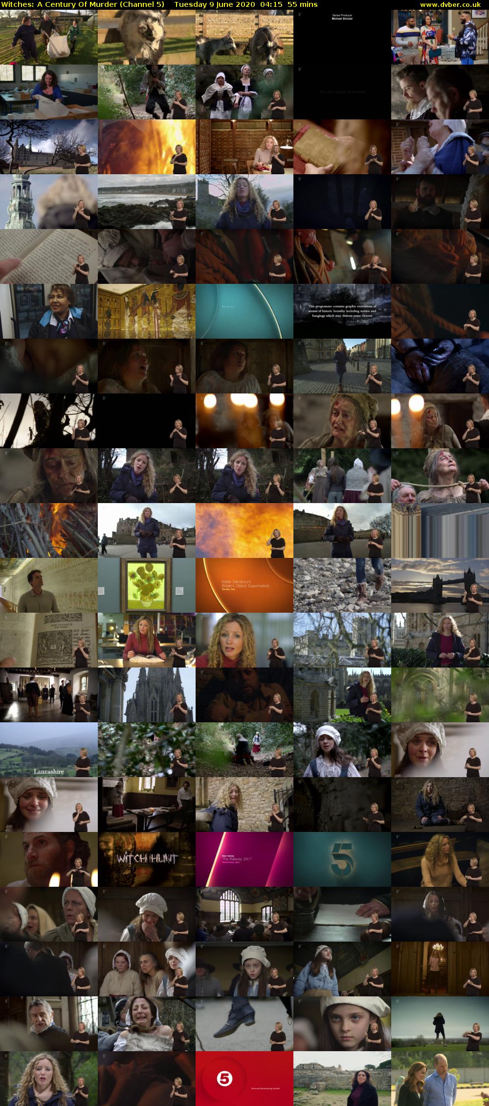Witches: A Century Of Murder (Channel 5) Tuesday 9 June 2020 04:15 - 05:10