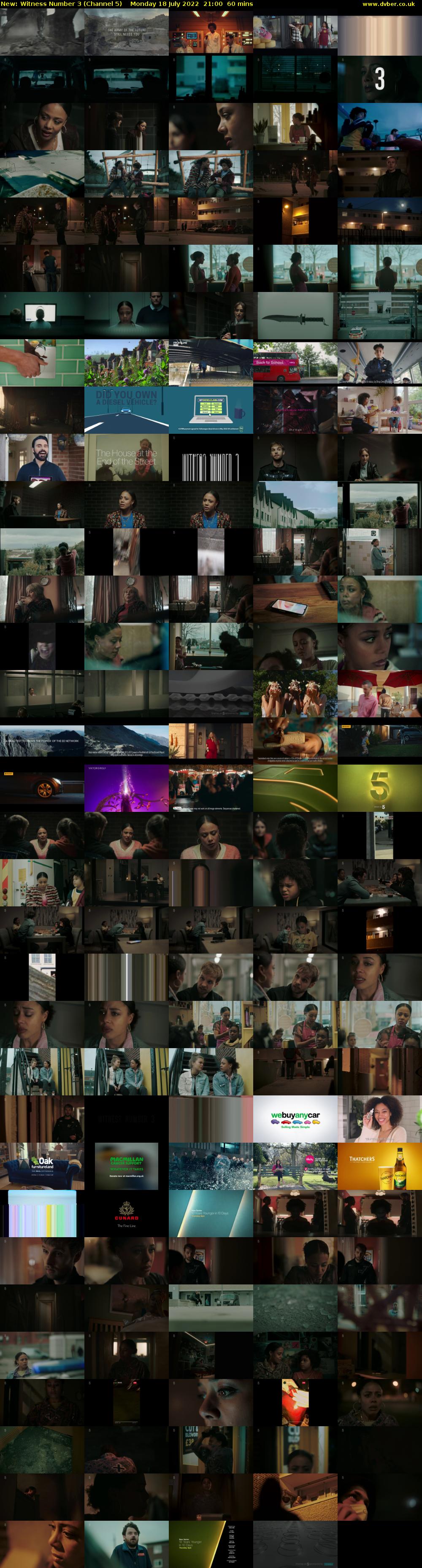 Witness Number 3 (Channel 5) Monday 18 July 2022 21:00 - 22:00