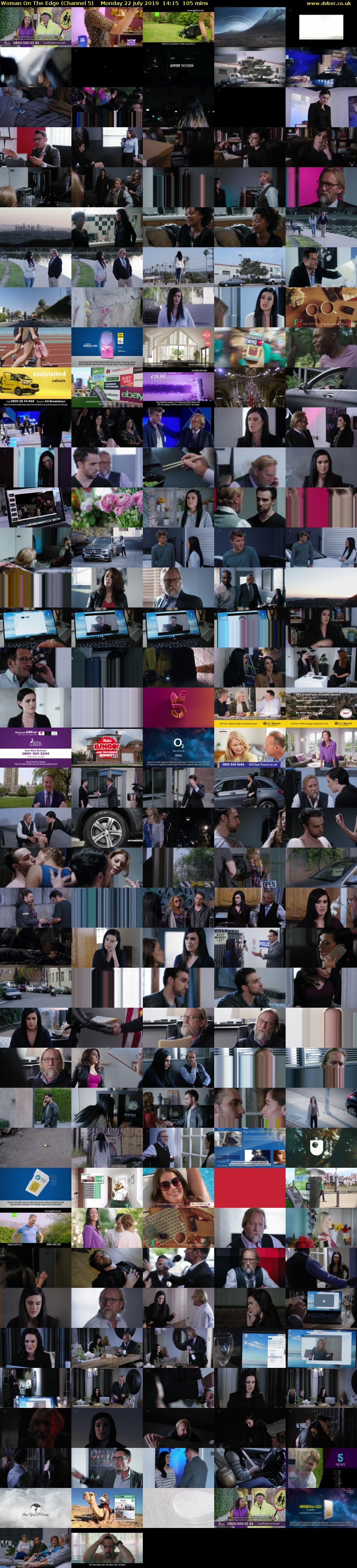 Woman On The Edge (Channel 5) Monday 22 July 2019 14:15 - 16:00
