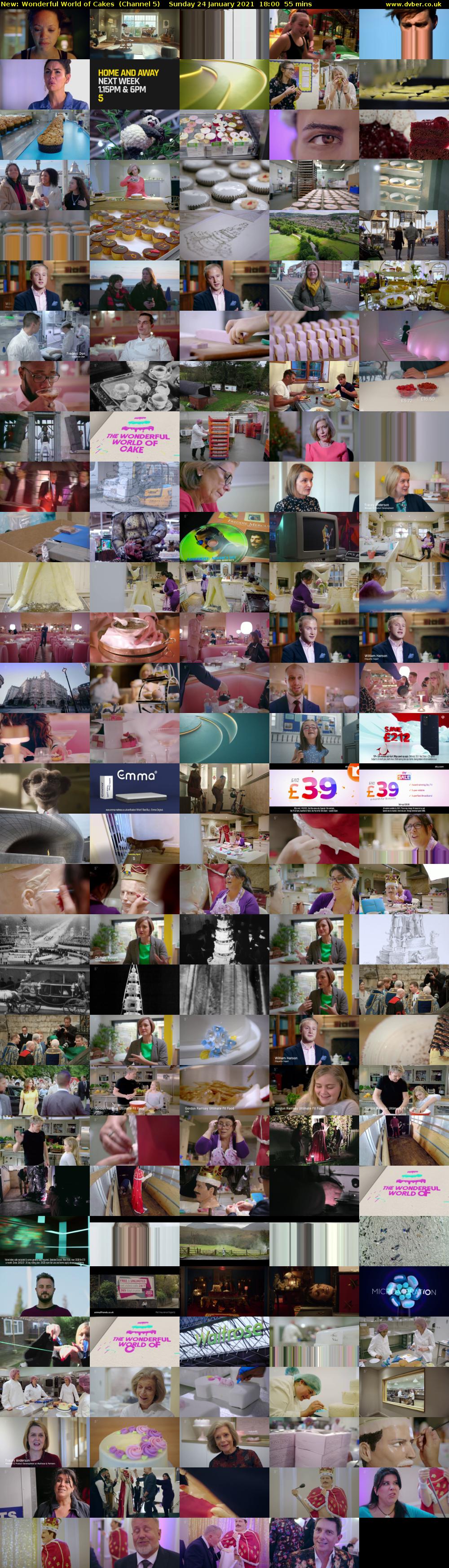 Wonderful World of Cakes (Channel 5) Sunday 24 January 2021 18:00 - 18:55