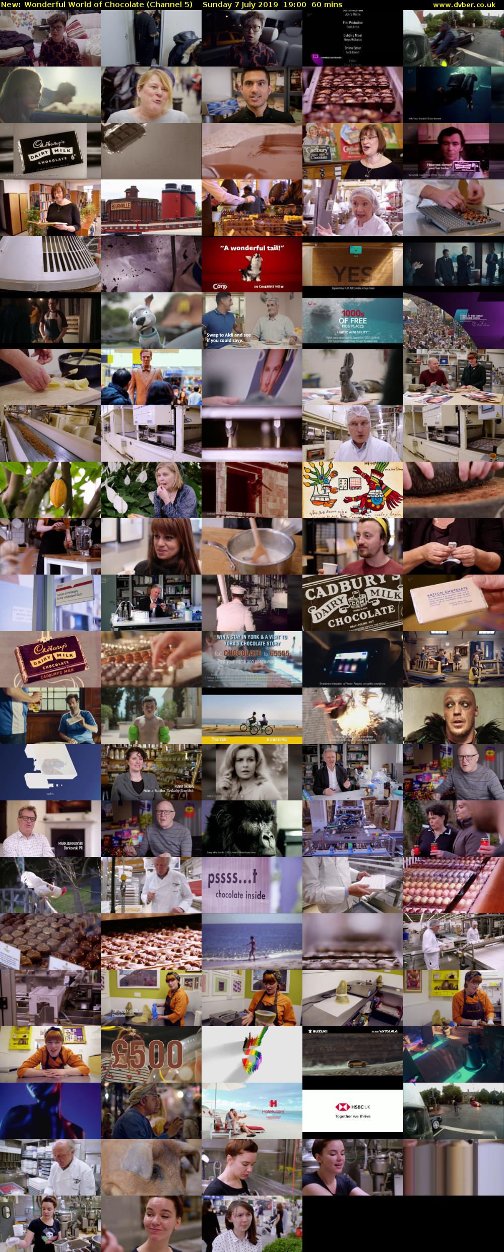 Wonderful World of Chocolate (Channel 5) Sunday 7 July 2019 19:00 - 20:00