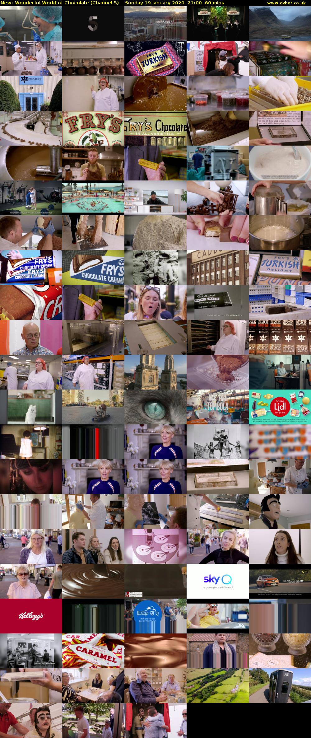 Wonderful World of Chocolate (Channel 5) Sunday 19 January 2020 21:00 - 22:00