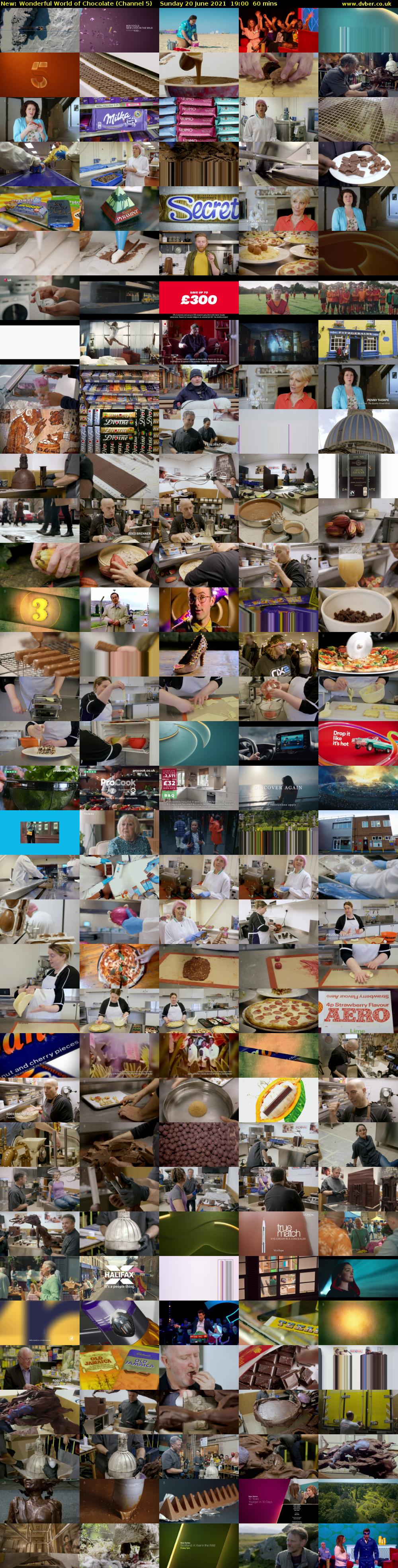 Wonderful World of Chocolate (Channel 5) Sunday 20 June 2021 19:00 - 20:00
