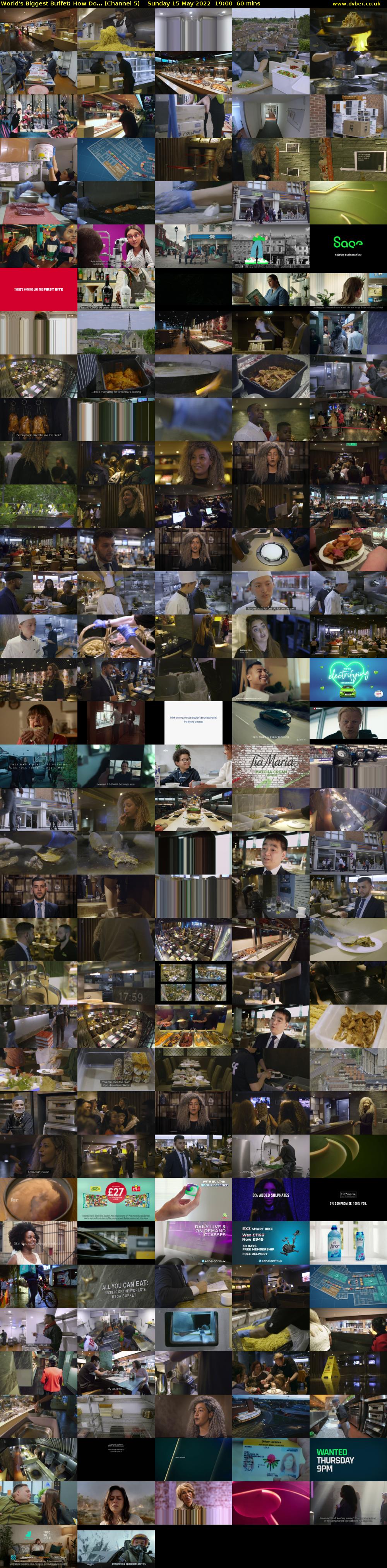 World's Biggest Buffet: How Do... (Channel 5) Sunday 15 May 2022 19:00 - 20:00
